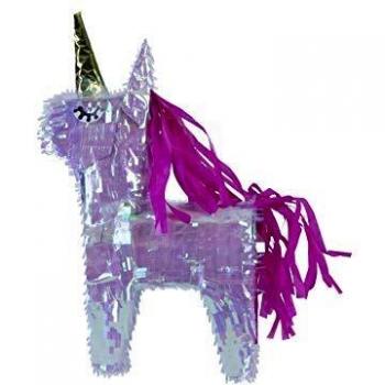 Party Fiesta Piñata De Apalear Unicornio Iridiscente 56 Cm