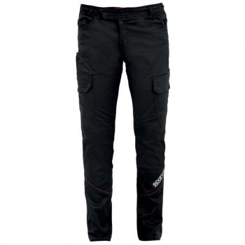 Pantalones de trabajo y seguridad Sparco Teamwork 02400 NR, color negro, talla XXL