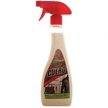 MOBLYSOL Limpiador Piel y Cuero. Botella con Pistola 375 ml
