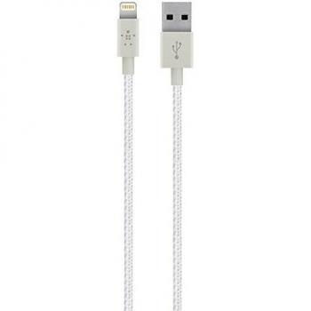 Belkin Metallic Lightning to USB Cable - MFi-Certified iPhone Charging Cable for iPhone XS, XS Max, XR, X, 8/8 Plus and More