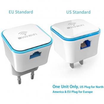 Meross MRE120 WiFi Repetidor Amplificador Extensor de Red wifi Inalámbrico