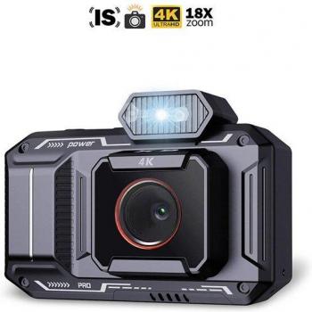 Cámara infantil digital DAM D52, fotos 48mpx y video 4K, funciones avanzadas, pantalla de 2,8'', zoom digital 18x, flash, dimensiones 10,5x4,5x7,