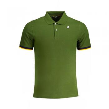 K-Way Men's Green Cotton Polo Shirt - Size S