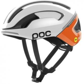 Casco POC Omne Beacon MIPS Fluorescent Orange AVIP/Hydrogen White Blanco - Talla M, características: tecnología MIPS para mayor protección contra impactos rotacionales, diseño aerodinámico, buena ventilación, visibilidad