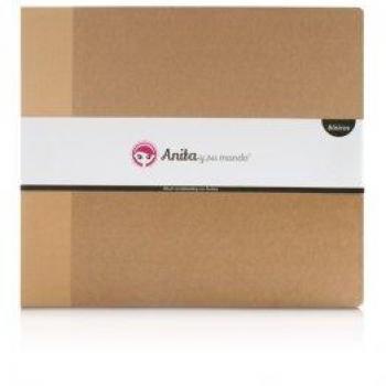 Anita y Su Mundo Album Kraft + Tela 4 Anillas con Fundas, Multicolor, 1