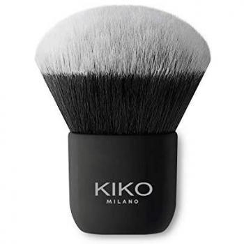 KIKO Milano Face 13 Kabuki Brush | Brocha kabuki para aplicar polvos para el rostro, fibras sintéticas