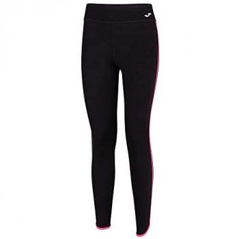 Mallas largas mujer Joma Combi Torneo negro rosa flúor