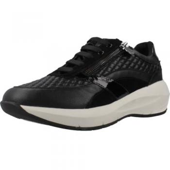 Stonefly Zapatillas Deportivas Twins 2 Black para Mujer con cordón y cremallera, color negro, talla 37