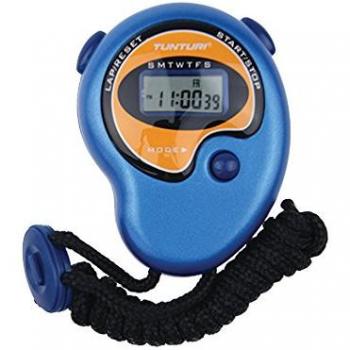 Tunturi Stopwatch Cronómetro Básico, Unisex Adulto, Azul, Talla Única