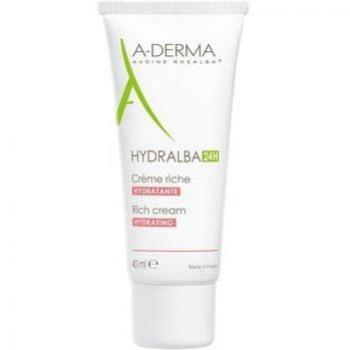 A-Derma Hydralba 24H Crema Hidratante Rica 40ml