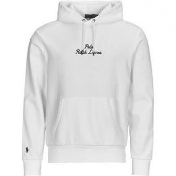Polo Ralph Lauren Men's Double Knit Tech Embroidered Sweatshirt in White