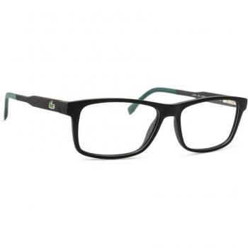 Gafas de Vista Lacoste L2876 Unisex Full Rim Cuadradas Plástico 55mm/15mm/145mm, Negro