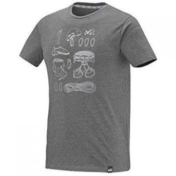 MILLET Climbing Tool Camiseta, Hombre, Gris, FR : XL