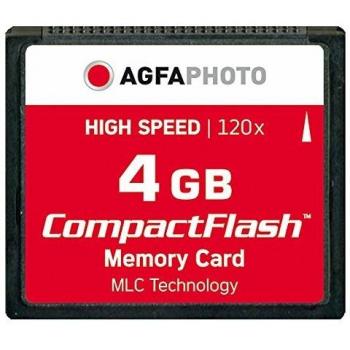 AgfaPhoto - Tarjeta de Memoria CF 4 GB