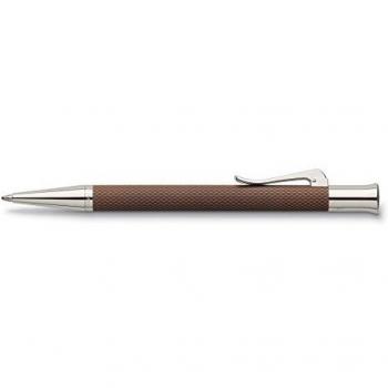 Graf von Faber-Castell - Bolígrafo de bola, marrón y plateado