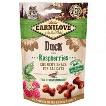 Carnilove Crunchy Snack Duck & Raspberries Premios para Gato 50G - Paquete de 31 x 1.61 gr - Total: 50 gr