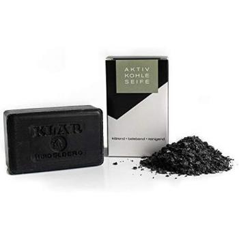 Klar Activated Charcoal Facial Soap - 100g (Palm Oil Free)