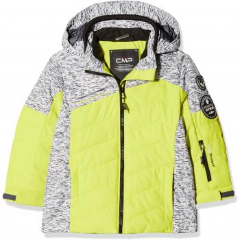 CMP Feel Warm Flock 5000, Chaqueta Acolchada Niño, niño, 38W0304, Limeade, 128