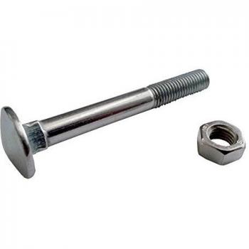 WURKO 292031 - Tornillo cabeza redonda cuello cuadrado 8x 70 zinc caja-100
