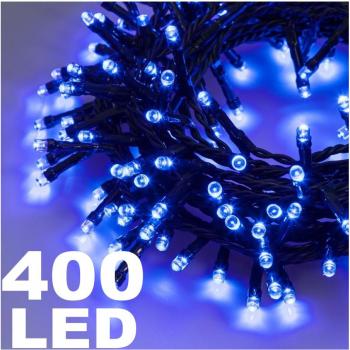Cadena de Luces LED 400 Luciérnagas Color Azul con Controlador y 8 Funciones para Interior