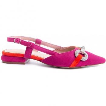 Sandalias de Mujer Montevita Ballesum2 Fuxia, Bailarinas para Mujer, Modelo Ballesum2, Color Fuxia