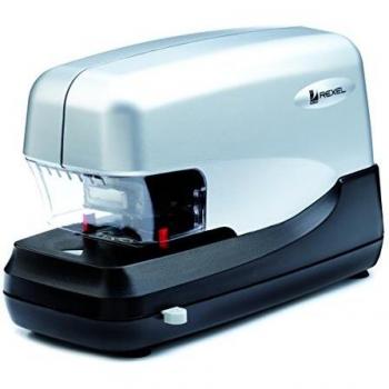 REXEL 2101198 - Grapadora eléctrica modelo STELLA 70 color plata/negro