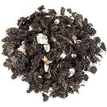 Aromas de Té - Té Azul Oolong Dulce Pasión - Contiene Té Oolong, Trozos de Turrón, Almendras, Miel, Manteca de Cacao, Huevo, Almidón de Patata, Extracto de Vainilla - Propiedades Digestivas - 40 gr.