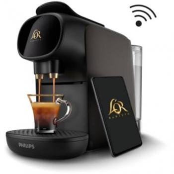 Cafetera de cápsulas Philips L'OR Barista Creativo LM9020/30, Conectada, Personalización de café, 1 o 2 tazas, Preparación programada, Color negro