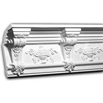 Cornisa Decorativa Clásica Blanca 2 m Profhome Diseño Atemporal