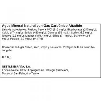 San Pellegrino Agua Mineral Natural Con Gas
