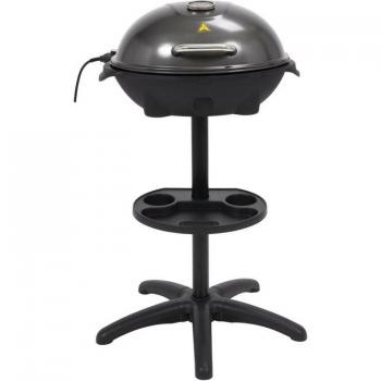 LUND 67420 Parrilla Eléctrica de Contacto - Parrilla eléctrica, diseño compacto, placas antiadherentes, termostato ajustable, fácil de limpiar, potencia de 1200 W, luz indicadora de enc