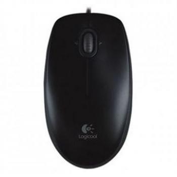 Logitech M100 USB Wired Optical Mouse - Black 1000 DPI