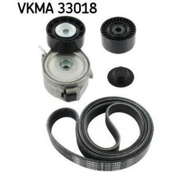 Juego de correas trapeciales poli V SKF VKMA 33018
