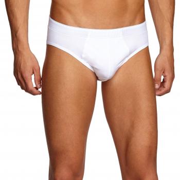 Hanro Cotton Superior Stretch Briefs for Men, White, Size XL