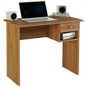 Meka-Block K-9453N - Mesa de estudio, 1 cajón, color nogal