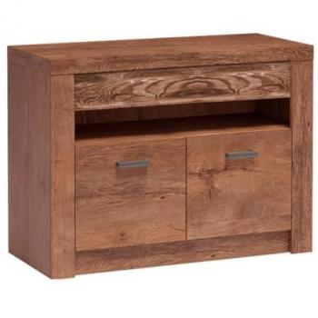 Mueble TV Stanton C107, 2 Puertas, Ceniza Clara, 96x73x42cm