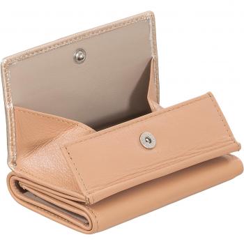 Dudu - Cartera pequeña de mujer de piel en metálico con monedero y cartera para hombre pequeña en cuero, diseño compacto con titulares de billetes y tarjetas