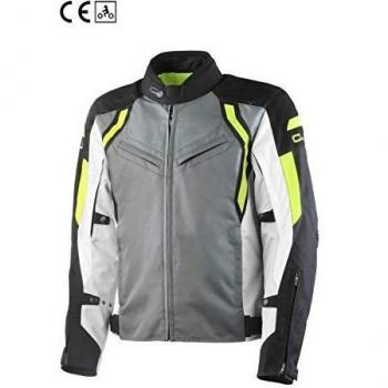 OJ 2020 - Chaqueta para moto de actitud, color gris y negro XL gris