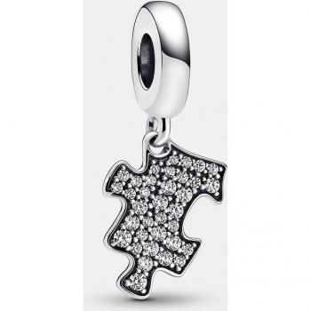 Charm colgante Pandora Moments Pieza de Puzzle Brillante con circonitas