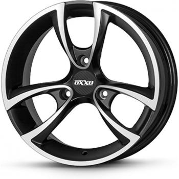 Llanta OXXO TRIAS 6x15 ET25 3x112 NB57.1 Negra Mate Pulida