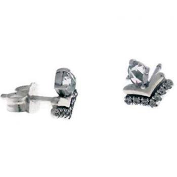 Pandora Pendientes de botón Mujer plata - 297787CZ