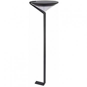 Baliza Solar Exterior LED Superficie Pie 80cm con Detector de Movimiento Yuma Big Blanco Cálido 2700K