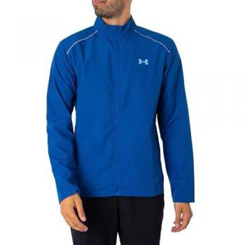 Chaqueta Under Armour Storm Run Shell para hombres, color azul, talla S