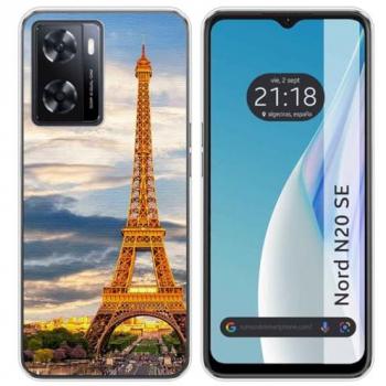 Funda de Silicona para Oneplus Nord N20 SE con Diseño de París y Dibujos