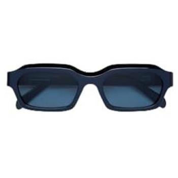 Retrosuperfuture Unisex AJS Boletus Metallic Blue Square Sunglasses 56 MM