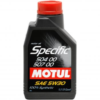 Aceite de motor MOTUL 5W-30 Antifricción Específico 504 00-507 00 para VW, AUDI y SKODA - 1 L