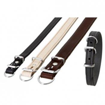 Collar para Perro Rondo con Anillo Extra (Negro) 40mm x 62cm