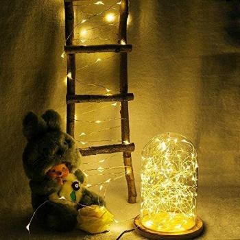 Ankway Luces Solares Cadena, Guirnalda de Luces 200 LEDs 22M 72FT Impermeable para Interior/Exterior Navidad Jardín Entrada Fiestas, Blanco Cálido