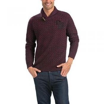 Desigual JERS_TORZAL-Suéter Hombre,    rojo