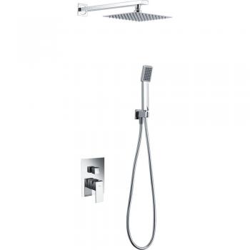 Conjunto Ducha DUBLIN Monomando empotrado cromo
